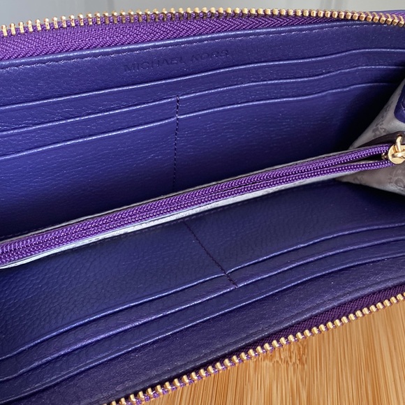 Purple Michael Kors wallet. - Picture 2 of 2